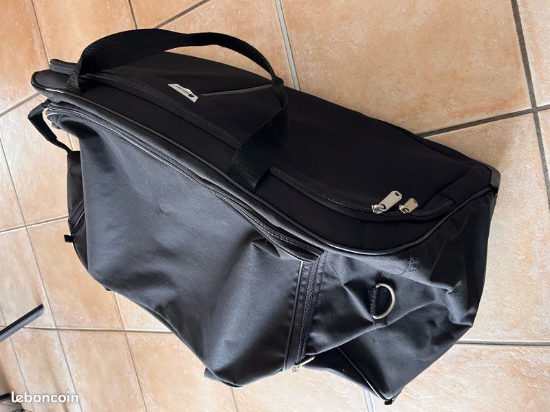 Sac De Voyage Delsey Souple Noir - étui De Transport Cabine, Tenue Main, Occasion