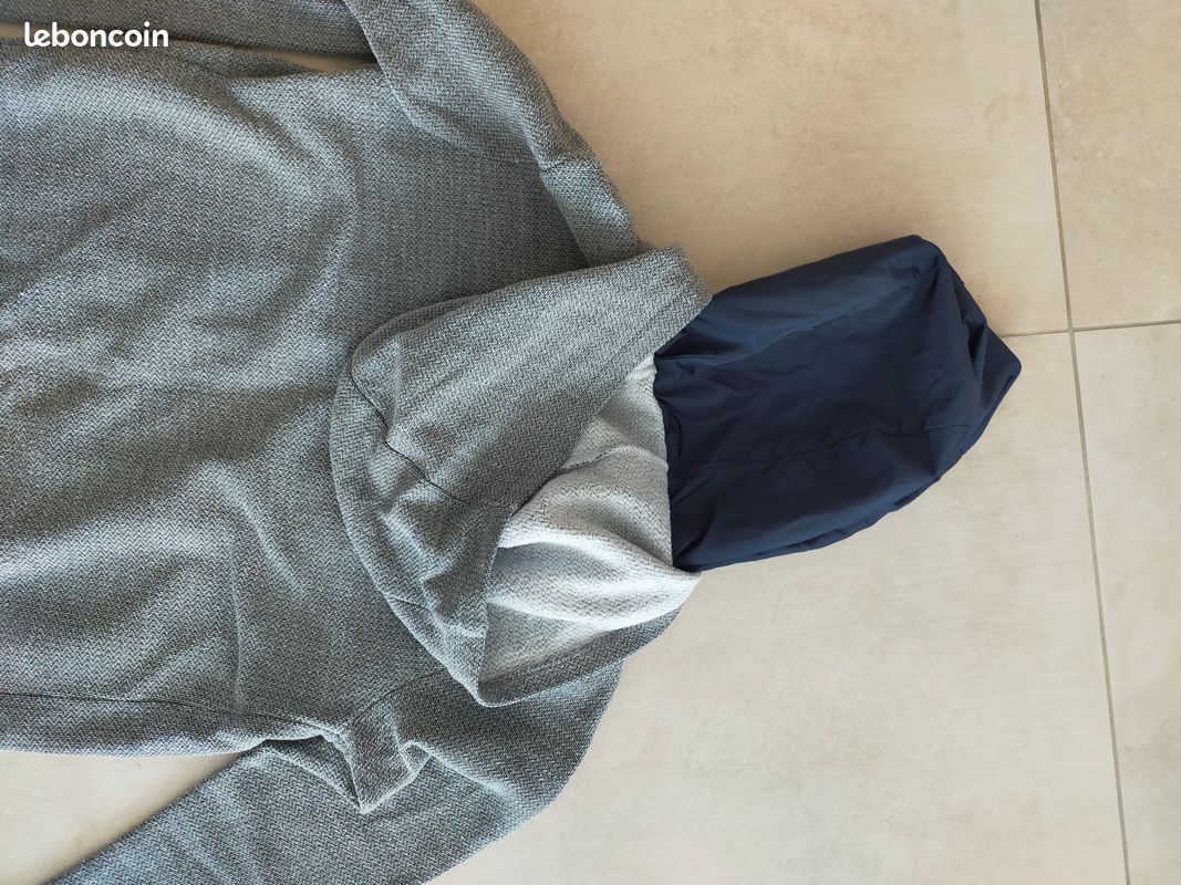Veste à capuche IKKS grise garçon 14 ans (image 2)