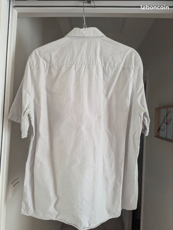 Vend chemise en coton pour homme avec manches courtes de chez Jules xl (image 3)