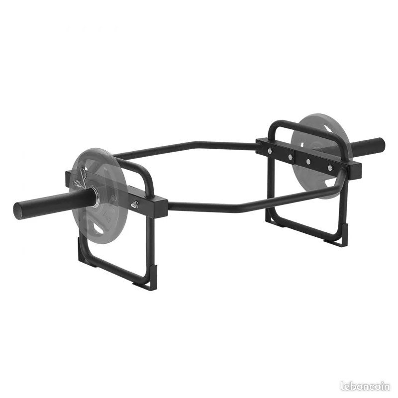 Barre Hexagonale VEVOR – Charge 240 Kg, Acier 5 Mm, Poignée Ergonomique, Manchons 5 Cm – Pour Soulevé De Terre, Squats, Développé épaules – Salle De Sport