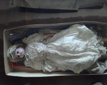 2 Anciens Poupons En Tissu – À Restaurer Ou Pour Pièces, Occasion
