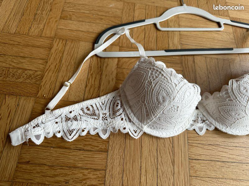 Neuf - soutien gorge blanc 90A (image 6)