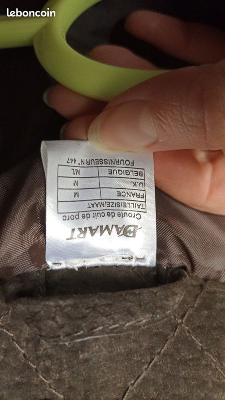 Manteau Double Veste Damart Homme Taille 108 - Marron, Polyvalent Toutes Saisons, Occasion Très Bon état