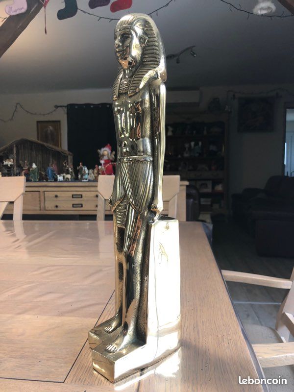 Statue Toutankhamon en laiton (image 3)