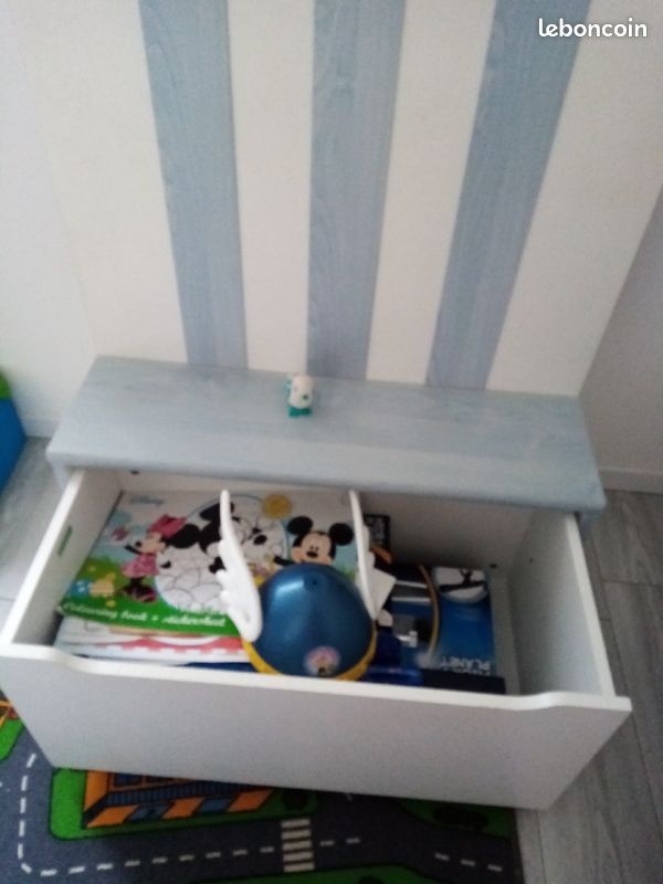 Coffre à jouet armoire bibliothèque penderie etagere (image 2)