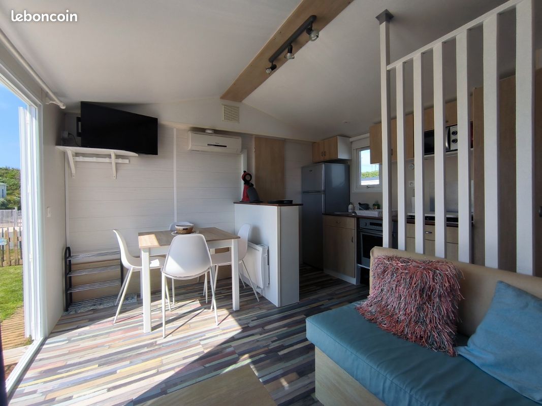 Location mobil-home 4 pers camping la falaise Equihen plage (image 5)