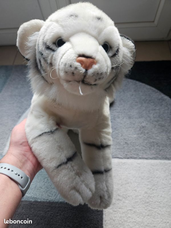Peluche lionceau blanc (image 3)