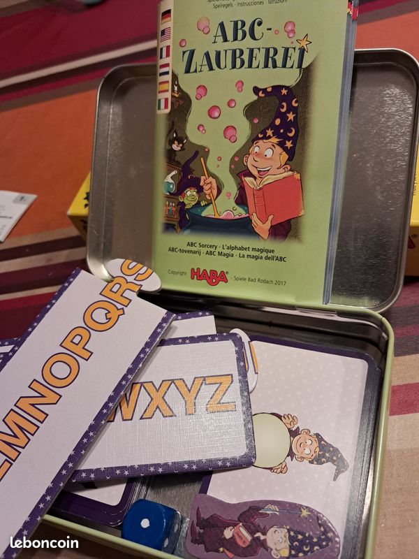 HABA Boîte De Jeu Magnétique Alphabet – Apprendre Les Lettres En S'amusant Dès 3 Ans