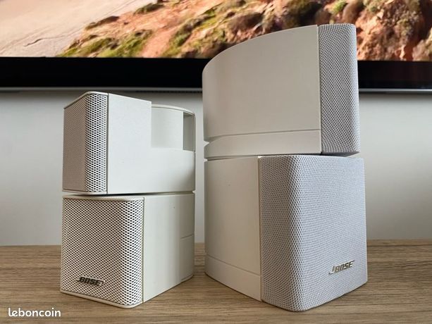 1 Bose Jewel Double Cube Speaker White With Original Cable Nice Bose Sound