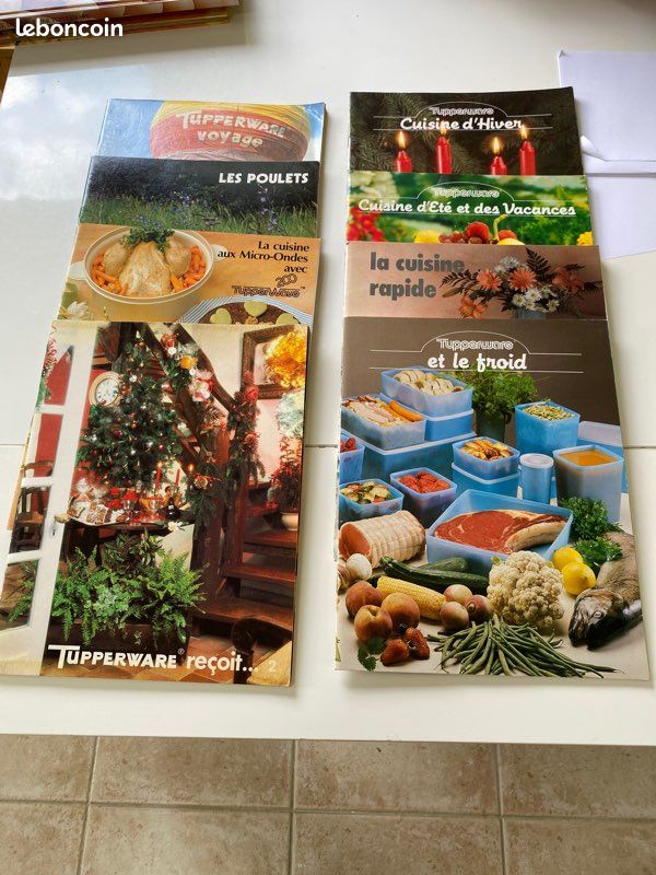 Lot de livres recettes Tupperware (image 1)