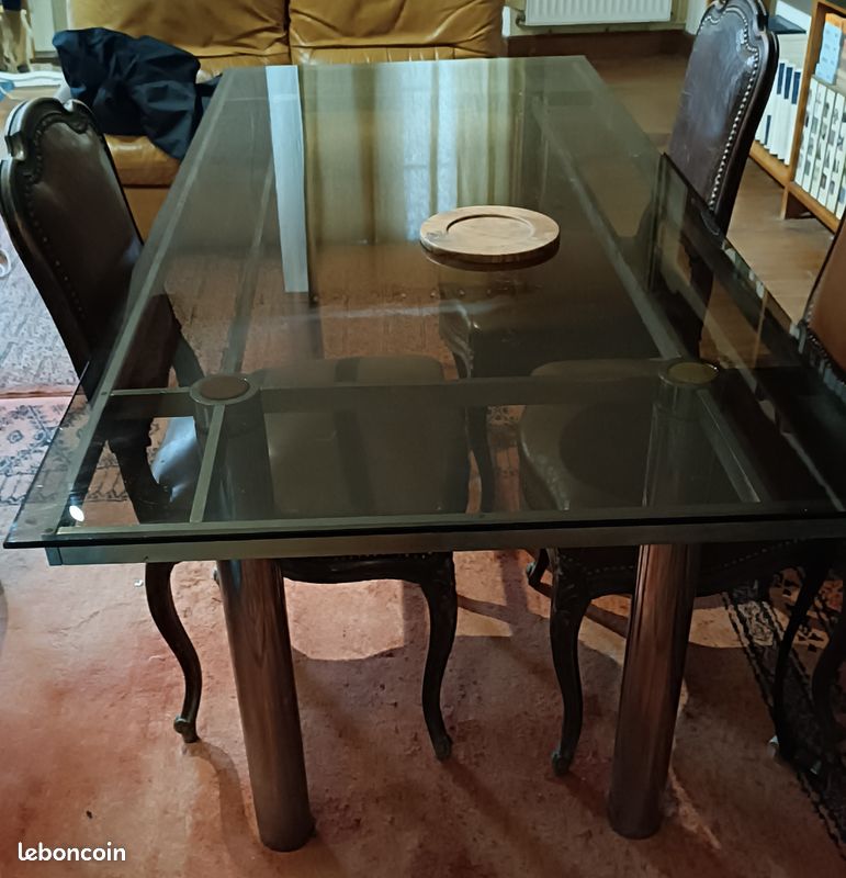 Table moderne en verre (image 2)