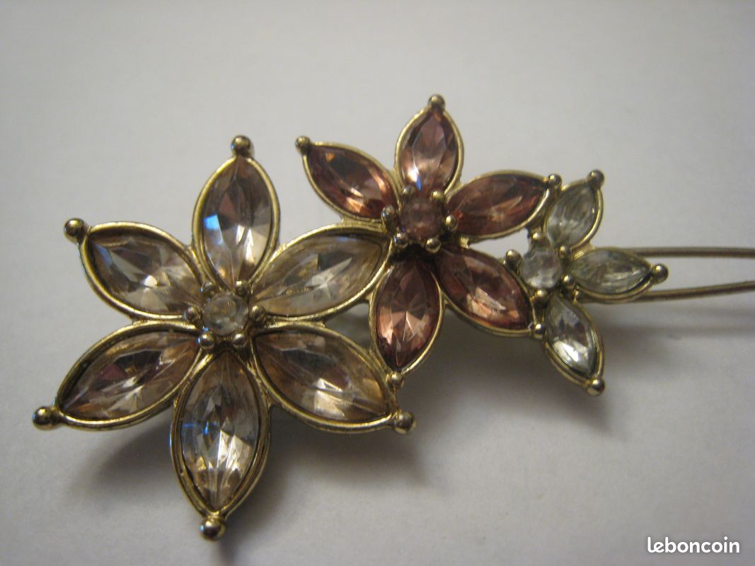 Barrette à cheveux en metal - Cuban link - Argent - Les Précieuses