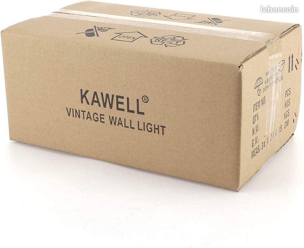 KAWELL Humanoïde Créatif Lampe Murale LED Moderne Applique Murale Simple LED Lampe de Mur Art Déco Max 60W E27 Base Fer (image 6)