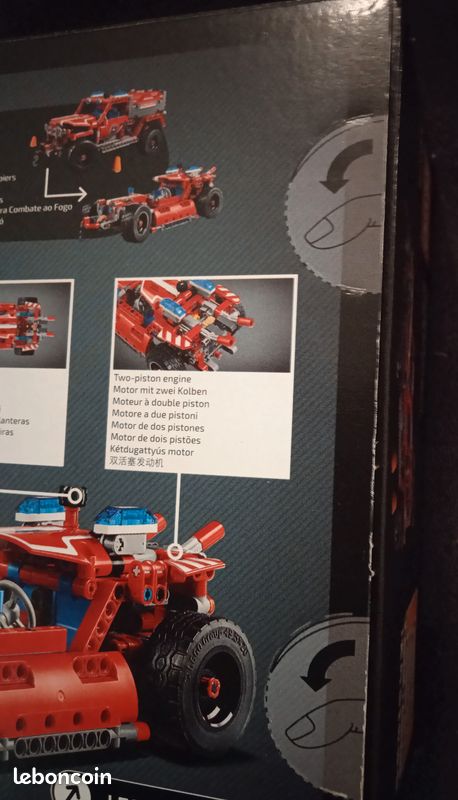 Lego technic 42075 NEUF Véhicule pompier premier secours (image 3)