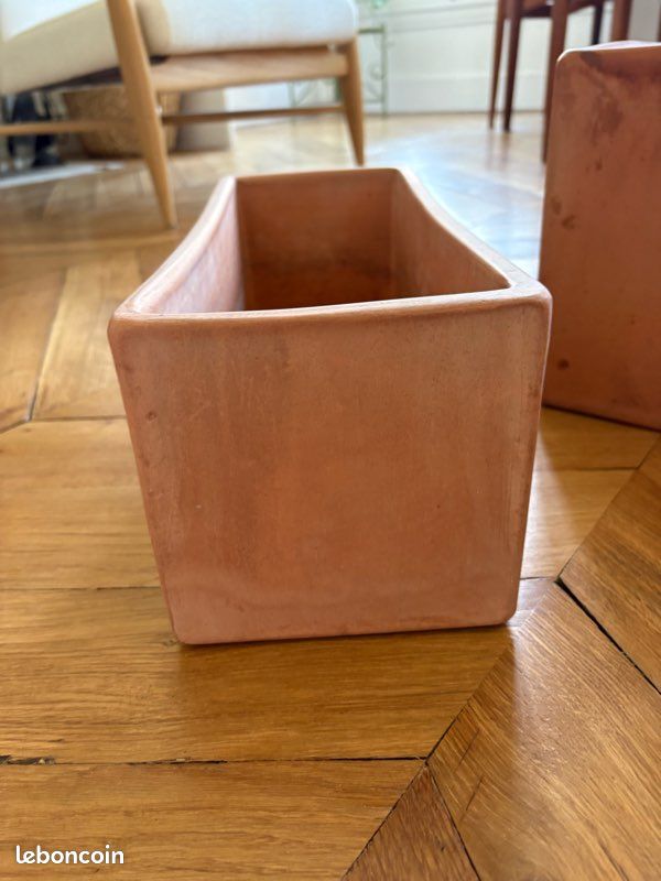 Lot de 3 pots de fleurs en terre cuite (image 9)
