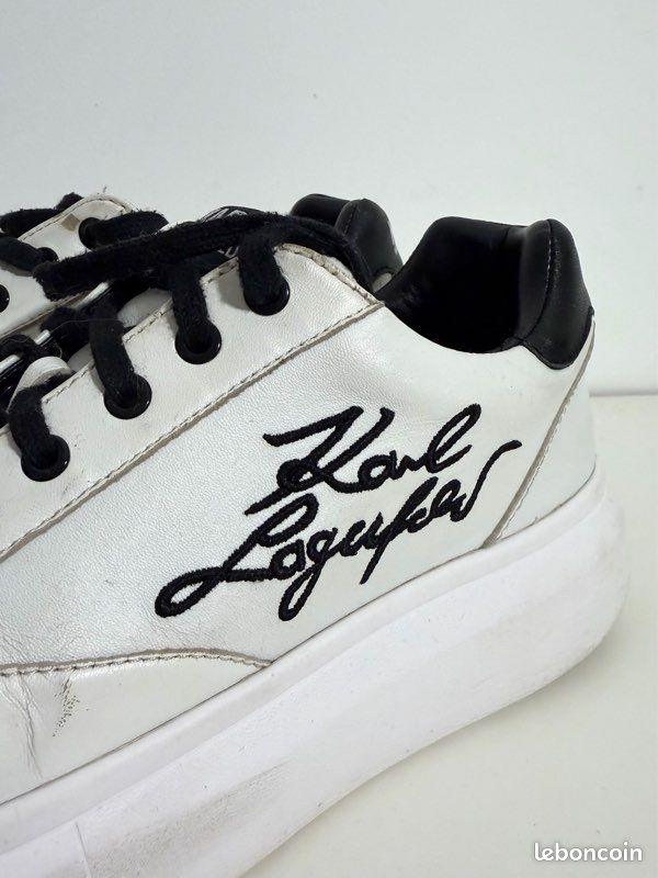 Chaussure blanche - taille 41.4 (image 2)