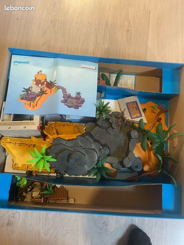 Pièce Détachée Playmobil – Support Marron Référence 3112/3938 – Occasion, Origine Allemagne