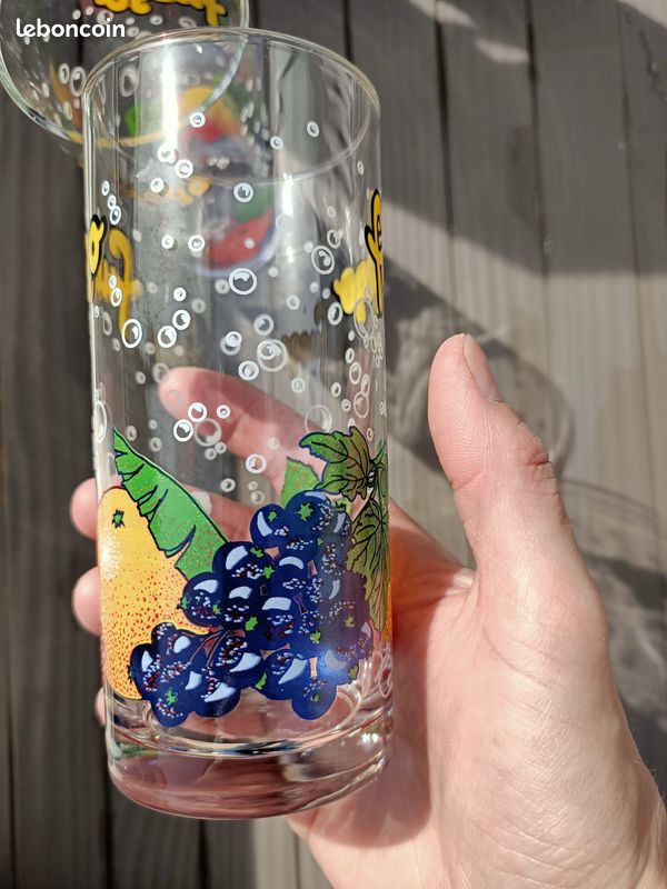 Lot de 6 verres à orangeade vintages Fuego (image 5)