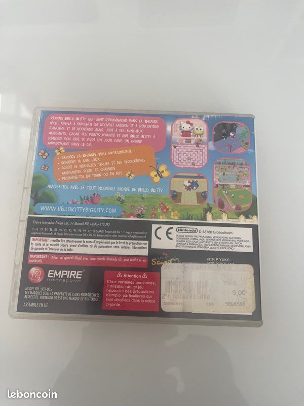 Jeu Nintendo ds hello kitty (image 2)
