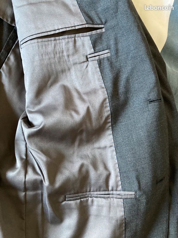Veste Blazer homme Uniqlo (taille L, gris anthracite) (image 4)