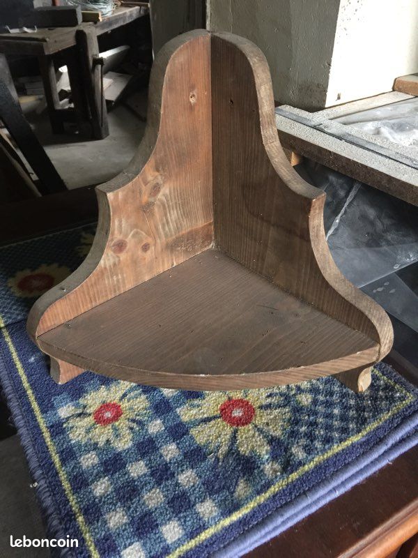 Petite étagère en bois angle 5 (image 2)