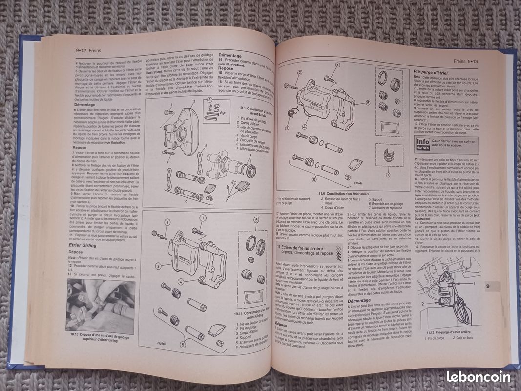 RTA Haynes pour Peugeot 405 Diesel (image 5)