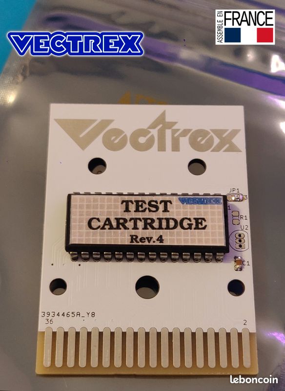 Jeu Scramble Pour Console Vectrex - Neuf, 100% Fonctionnel, Rétro Gaming Collector