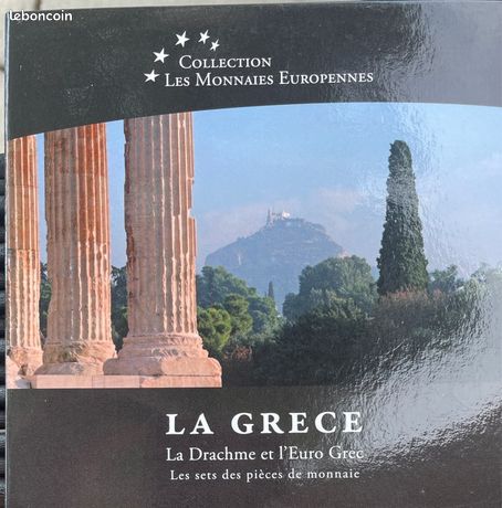 Coffret Brillant universel BU Grèce 2008 composé ses 8 pièces de 1 cent
