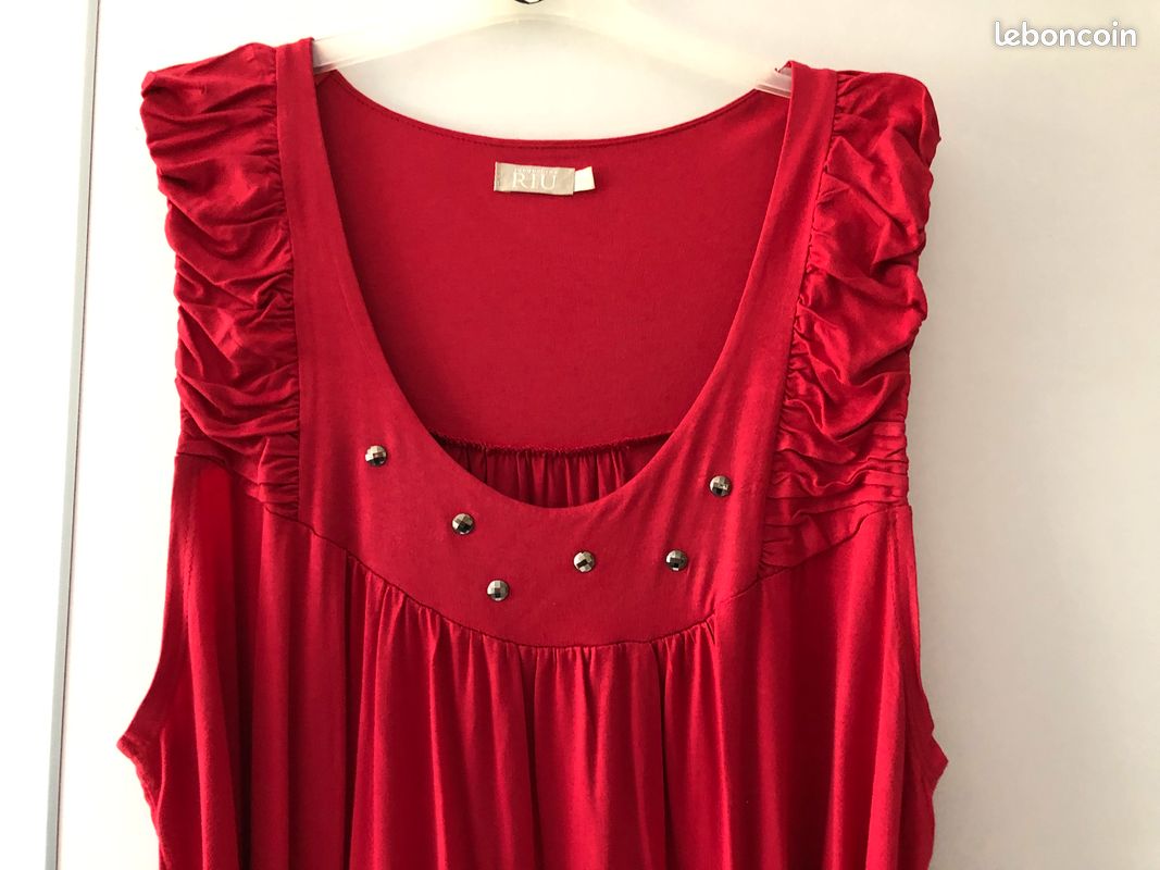Robe rouge taille XL (image 2)