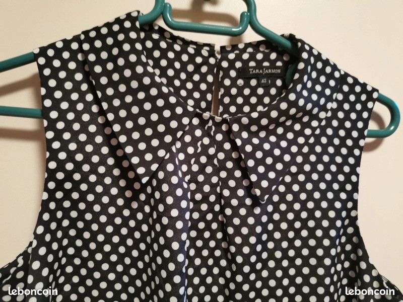 Top blouse haut femme taille 40 marque Tara Jarmon (image 2)