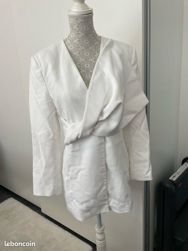 Zara Robe Noeud Robe Zara Blazer Noeud Drapé