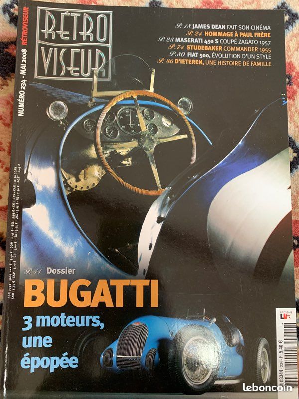 Magazine automobiles anciennes "rétroviseur "année 2008 complète (image 5)