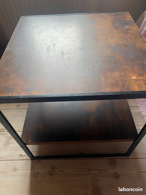 Ensemble meuble salon , meuble TV , étagère , table basse et lampe (image 3)