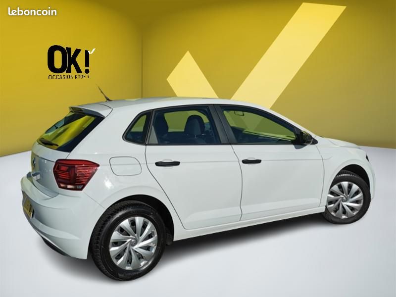Volkswagen Polo VI Trendline 1.0 65 ch Bluetooth Feux auto Vitre élec (image 4)