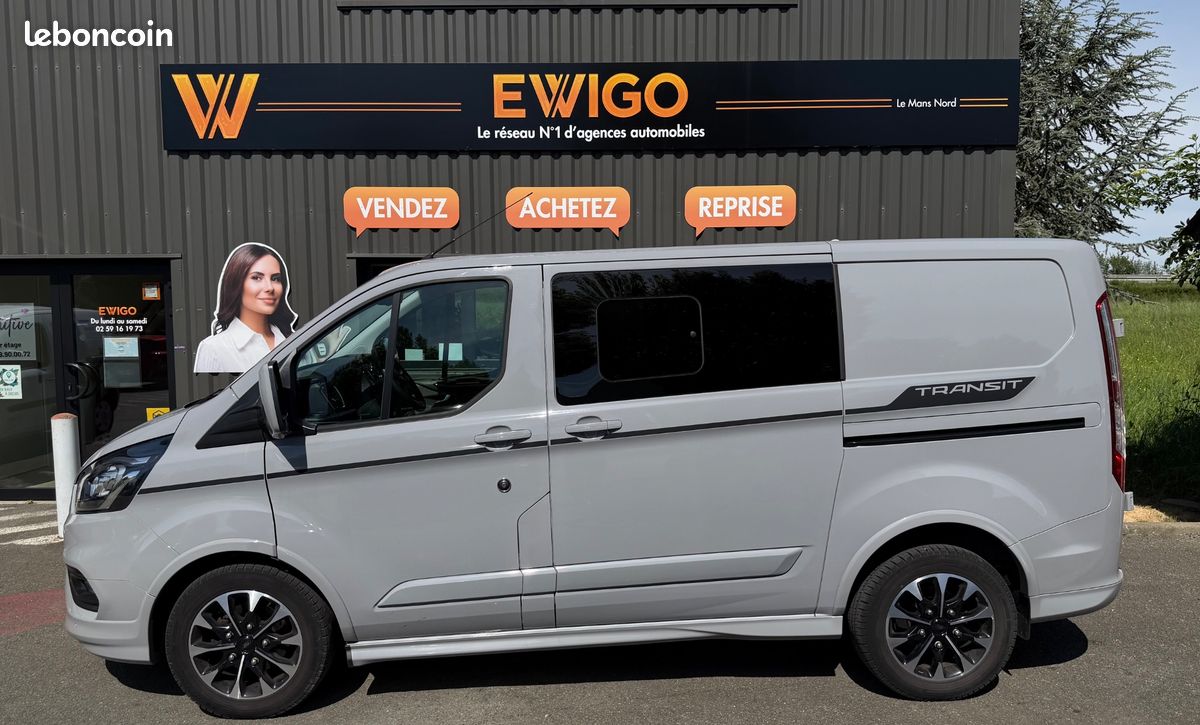 Ford transit custom 170ch l1h1 - double cabine - sieges chauffants - camera de recul - 5 places (image 15)
