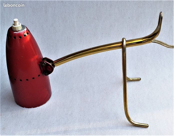 Lampe de Table Vintage • Applique • Cocotte • Rupert Nikoll • 1950 (image 5)