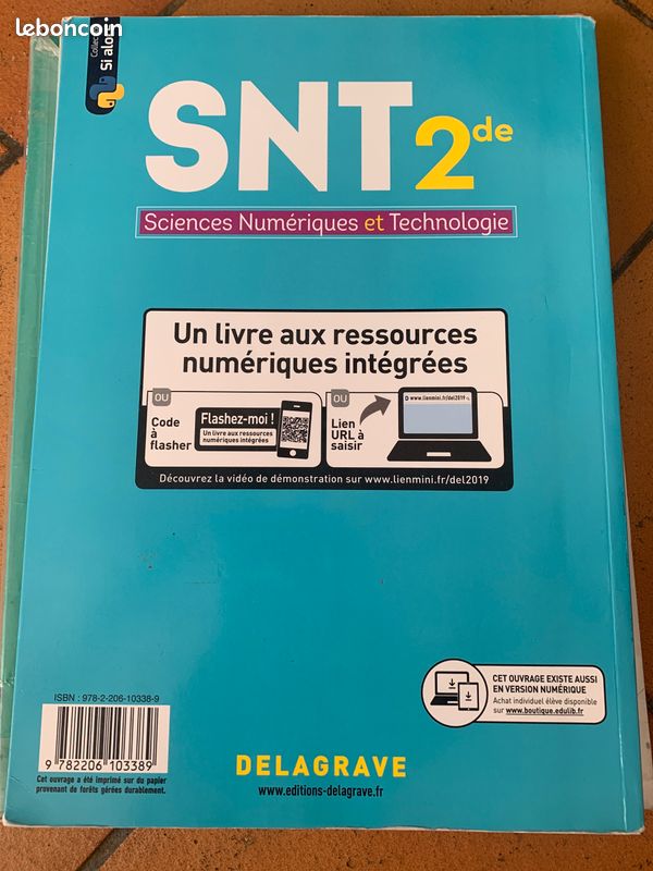 SNT sciences numériques et technologie 2de (image 2)
