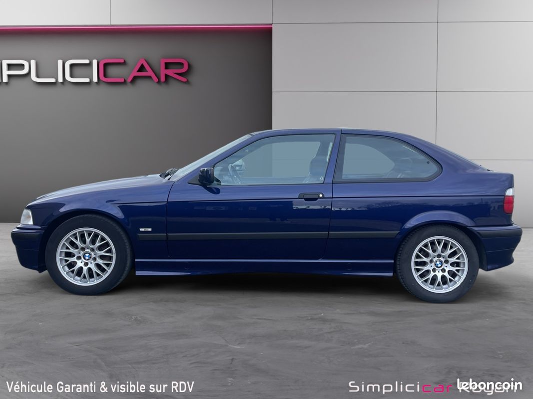 BMW Série 3 E36 COMPACT TI 2.5 170Ch bvm 5 rapports - Pont court Autobloquant - CT ok - Garantie 12 mois (image 5)