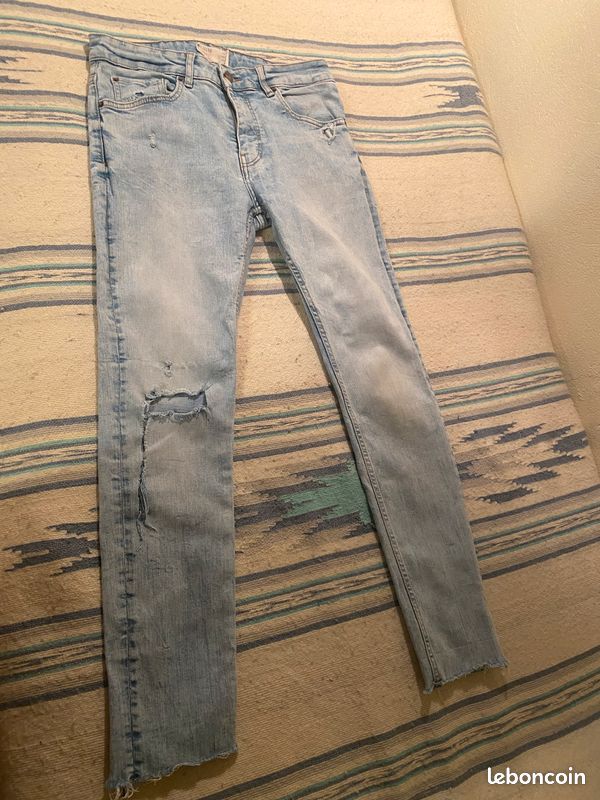 Pantalon jeans homme bershka Vêtements