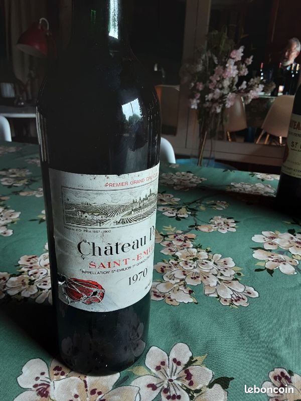 CHATEAU PAVIE 1970 SAINT EMILION 1er Grand cru classé 2 bouteilles (image 1)