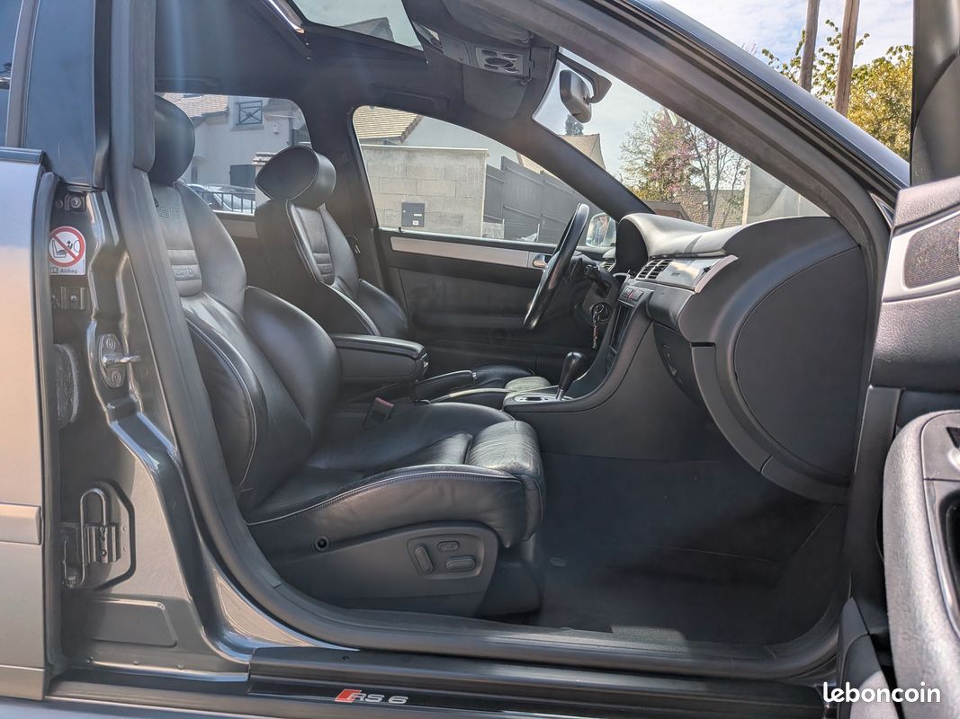 Audi rs6 avant 4.2 450 ch quattro bva pneu plaquettes et disques neufs distrib ok rien a prevoir garantie (image 6)
