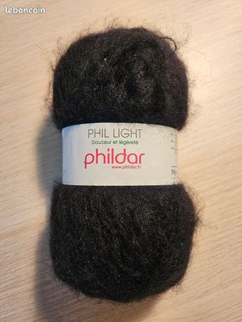 Pelote De Laine Phildar Baladin Taupe - Acrylique, Laine, Viscose, Neuve, Numéro D'aiguille 3.5