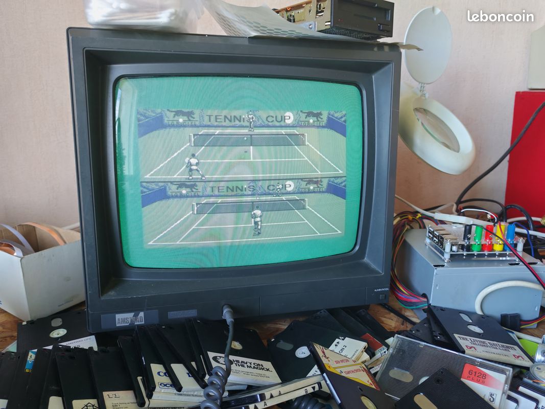 Jeu Original Sur Disquette Pour Amstrad - "Heavy On The Magick" / "Barbarian" - État Très Bon - Collection Rétrogaming