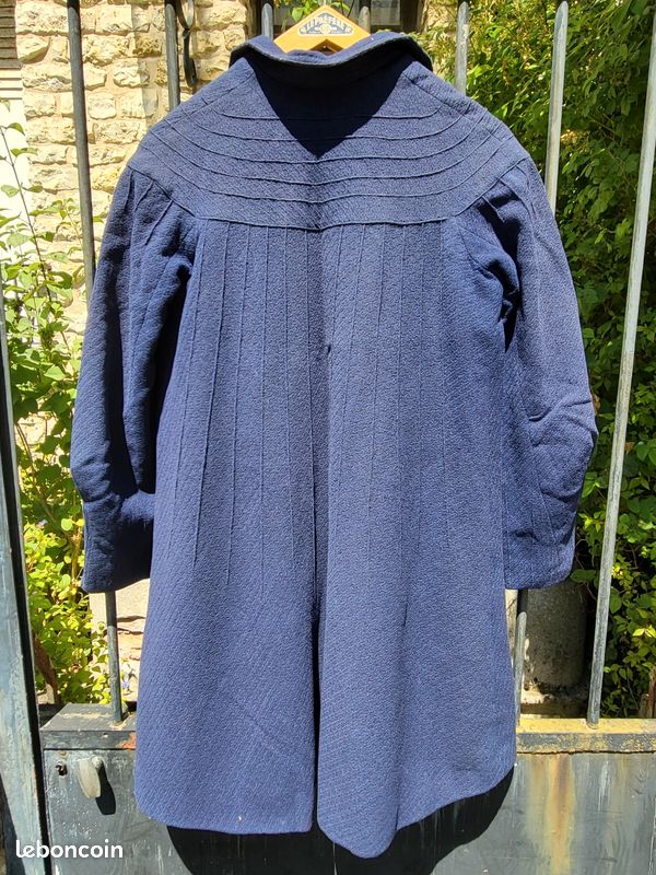 Manteau bleu vintage 36 (image 5)