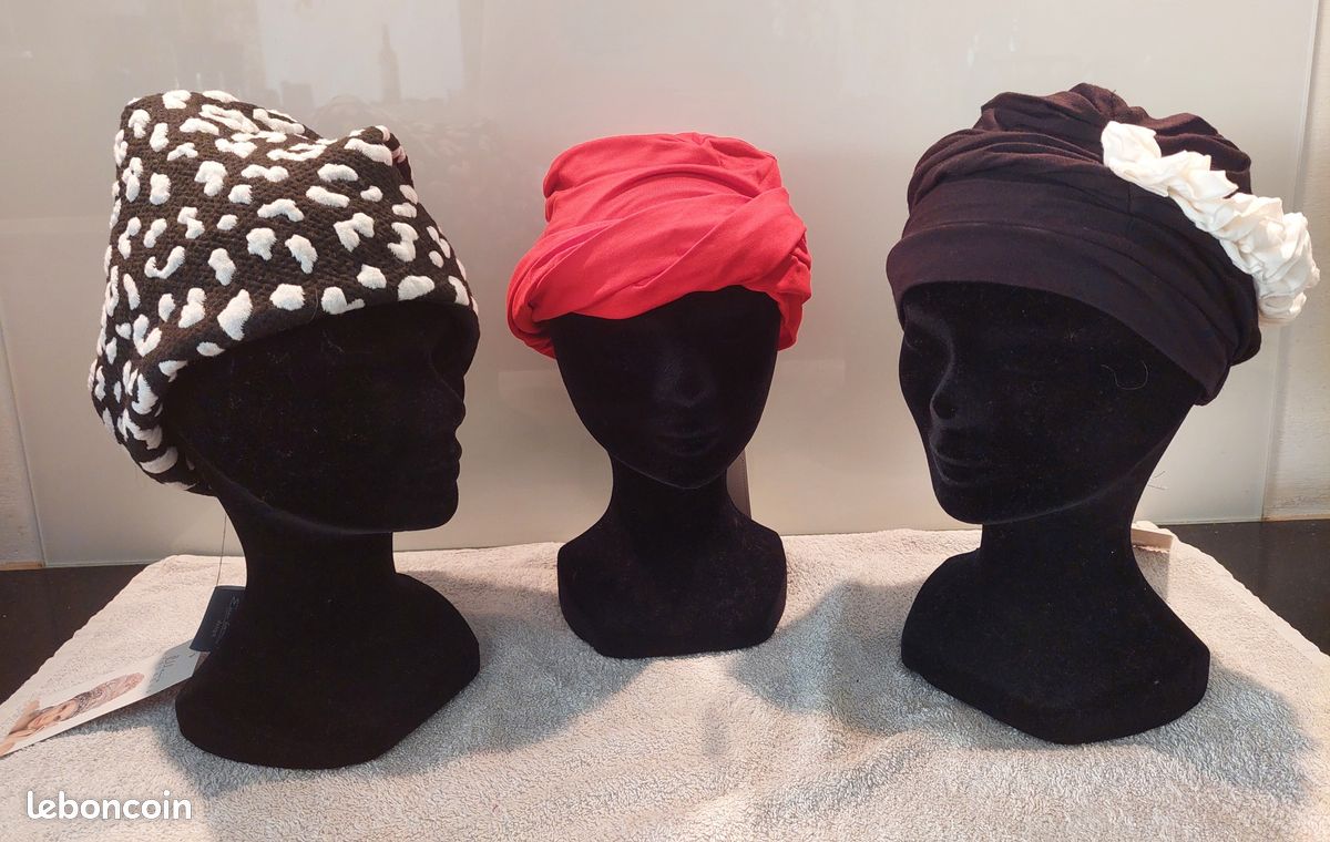 Lot 3 turbans femme premium Ellen's Headwear & Lidia neufs (image 1)