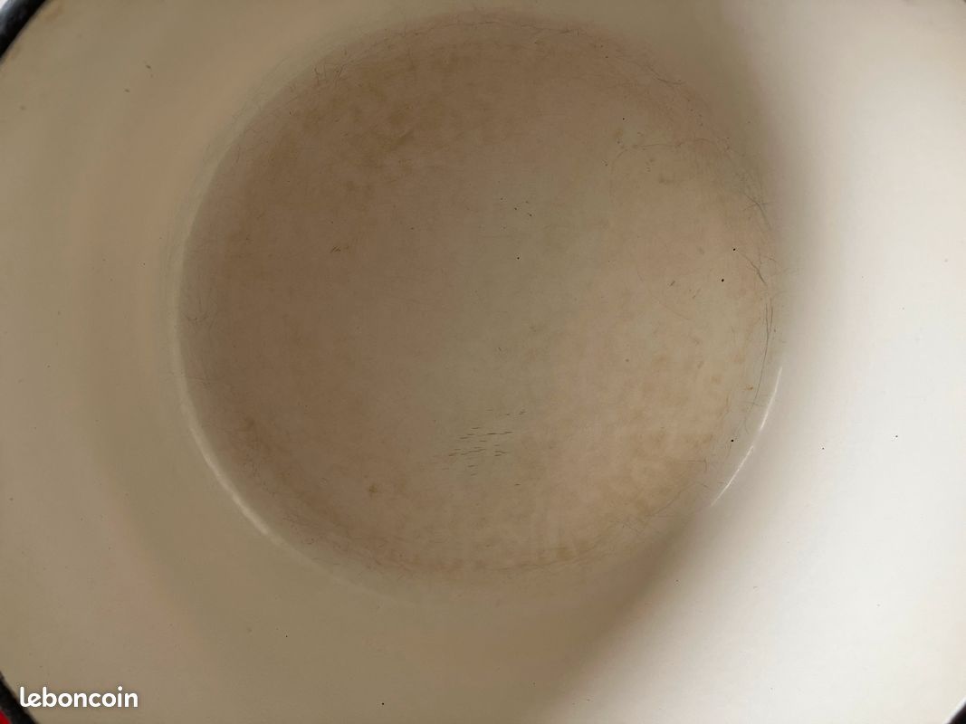Cocotte en fonte émaillée 20 cm - Année 60/70 (image 6)