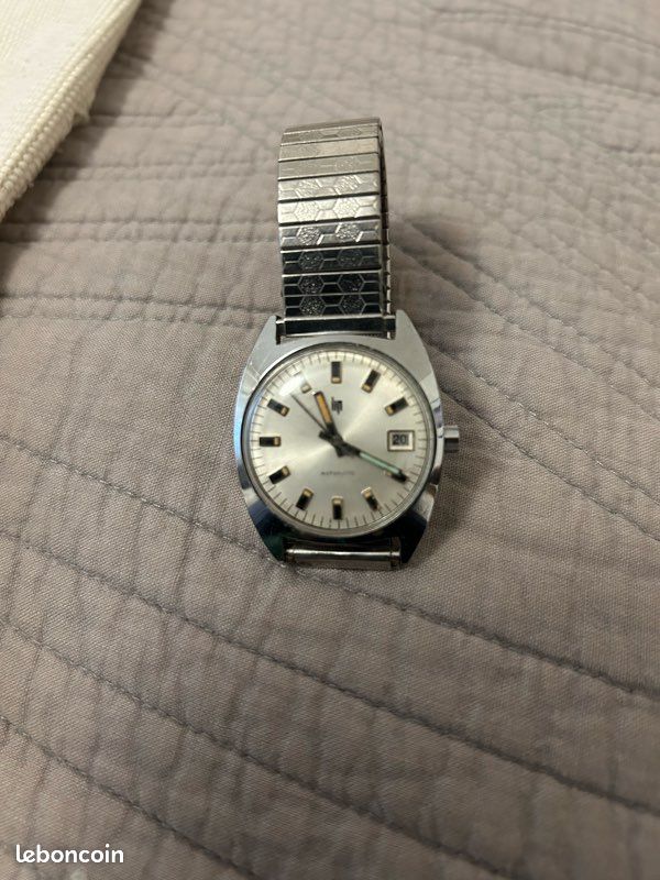 Montre Lip Himalaya Acier Gris 671709 - Automatique