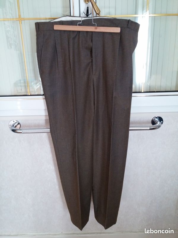 Pantalon de costume marron T52 (3) (image 1)