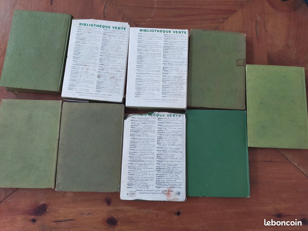 Lot de 9 livres anciens bibliothèque verte (image 3)