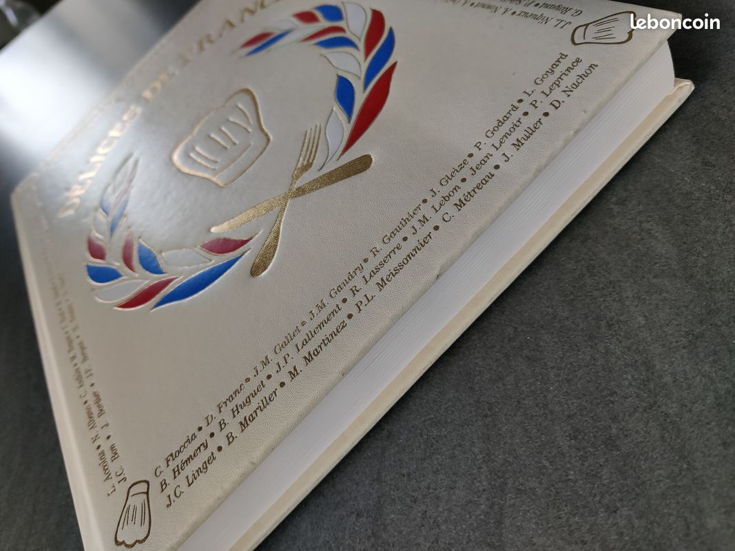 Livre collection de cuisine "Les délices de France" dédicacé : entrées, salades, œufs, potages (image 4)